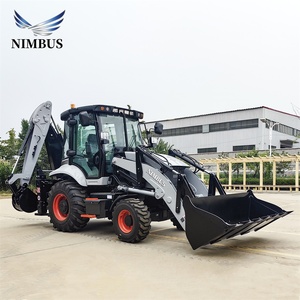 NIMBUS Multi Functional Four Wheel Drive Backhoe <strong>Loader</strong> 6-in-1 Multi-purpose Bucket <strong>Low</strong> Energy Consumption Backhoe <strong>Loader</strong> - Product Image 2