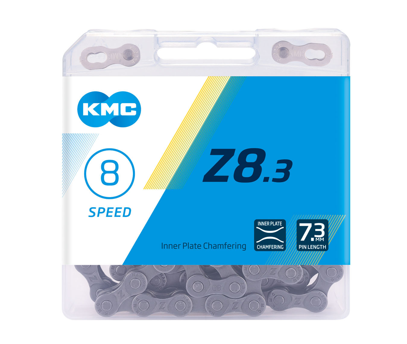 Цепь велосипедная KMC Z8.3, 6/7/8 скоростей, X8/X9/X10/X11