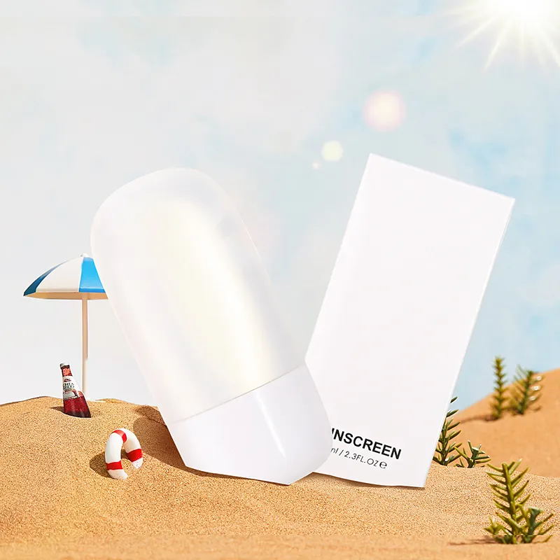 Etiqueta privada Summer Beach Playing Protector Anti Sunburn Spf35 Sunblocking Crema de protección solar impermeable