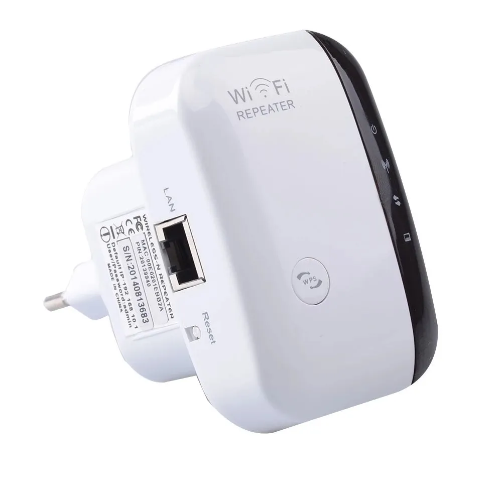 Penguat sinyal WiFi nirkabel, untuk kantor rumah hingga 3000 sq.ft 40 perangkat Repeater nirkabel Port Ethernet Amplifier jarak jauh