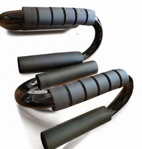 S型プッシュアップバー ホーム筋トレ器具 腹筋運動 胸筋強化トレーニング - Product Image 1