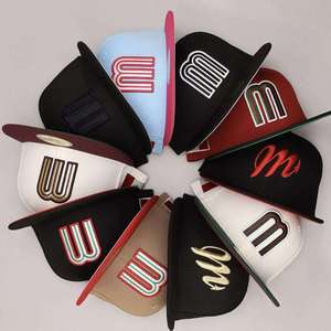 Casquettes de baseball ajustées pour hommes, style classique, nouvelle collection 2026, 6 panneaux, vintage, à visière plate, Gorras <span class=keywords><strong>Snapback</strong></span> - Product Image 1