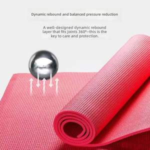 <span class=keywords><strong>Tapis</strong></span> <span class=keywords><strong>de</strong></span> yoga en PVC couleur unie, inodore, durable, antidérapant, <span class=keywords><strong>confortable</strong></span>, 6 mm, idéal pour le camping, les pique-niques, le fitness et les sports – Offre Spéciale - Product Image 6