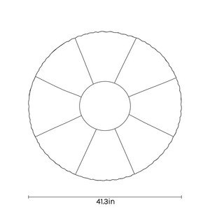 Bouée de piscine gonflable transparente en PVC OEM, <span class=keywords><strong>tube</strong></span> de natation transparent, structure cylindrique continue, jouet aquatique d'été personnalisé - Product Image 6