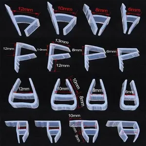 זכוכית סיליקון דלת זכוכית רצועות איטום h/f/u צורה אמבט מקלחת מזג האוויר - Product Image 4