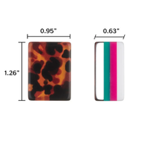 Livraison Rapide En Stock 1.26*0.95*0.63 Pouces Vente en Gros 160 Tuiles de Mahjong Américaines de Luxe en Acrylique Gravé à 4 Couches