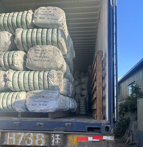 为阿曼迪拜市场制造80X100cm厘米聚乙烯枣棕榈树包，带聚乙烯黑色拉绳 - Product Image 5