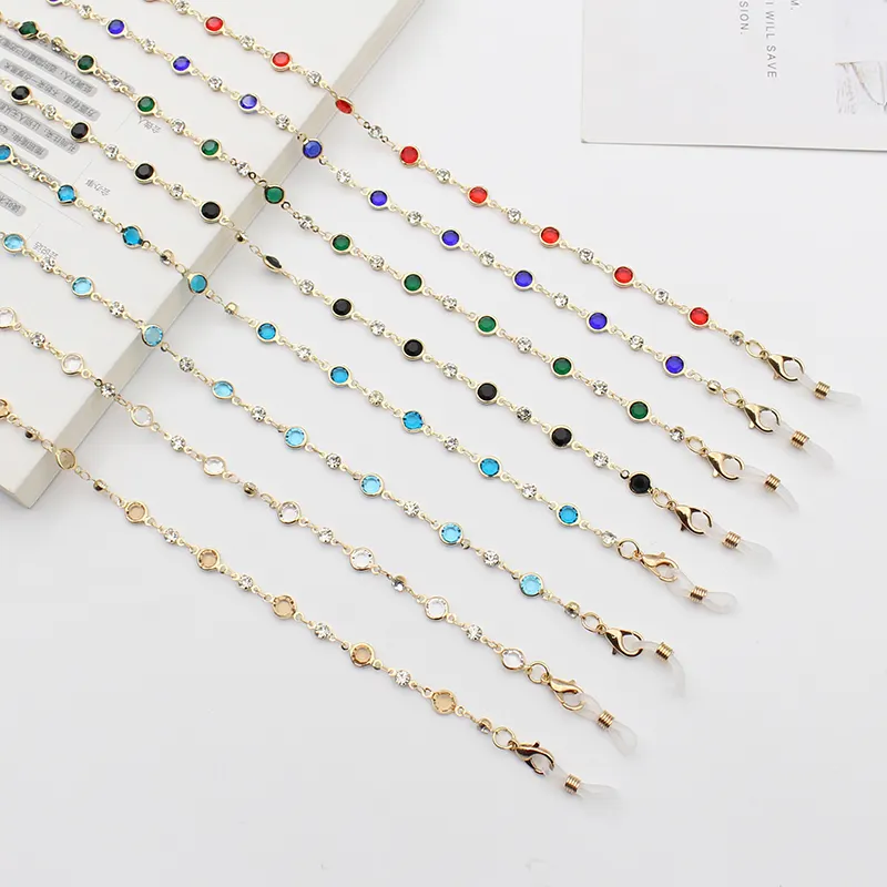 wholesale price face masking chain Glasses Chains Neck Straps Beaded Chains for Jewelry Making Glasses chian