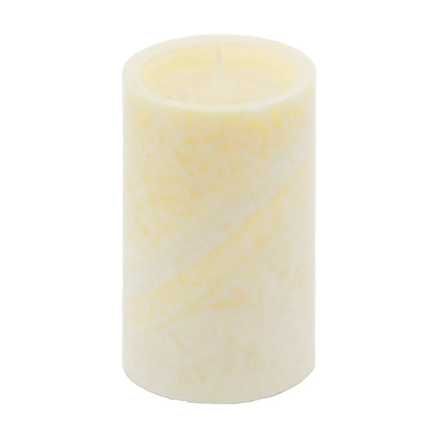 Led Pillar Candle Decorative Dinner smokeless Candles for Home Decor beige and white two-color twill column true wax candle