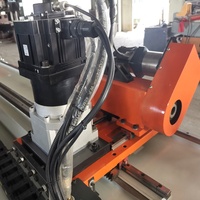 Machine de pliage de tubes en métal CNC hydraulique électrique à commande automatique PLC, plieuse de tubes