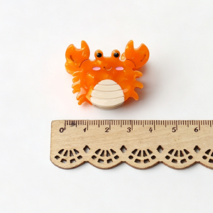 กิ๊บติดผมอะซิเตทขนาดเล็กน่ารัก 3.6 ซม. แฟชั่นธีมมหาสมุทร รูปทรงเรขาคณิต สีสันสดใส ตกแต่งผมลายสัตว์ สำหรับผู้หญิง ใช้ได้ทุกวัน สไตล์ลำลอง - Product Image 2