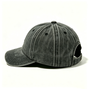 หมวกเบสบอลผ้าแคนวาส 6 แผง ล้างสีสไตล์วินเทจ ปักโลโก้ ACE Mountain แบบกำหนดเอง หมวกทรง Dad Hat สายรัดด้านหลังปรับได้ด้วยหัวเข็มขัดโลหะ - Product Image 3