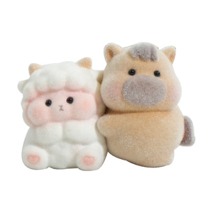 Imanes Decorativos de Parejas de Animales del Zodiaco, Resina Flocada, Regalo para la Oficina o Escritorio - Product Image 5