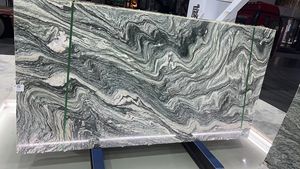 Losas de Mármol Natural Verde Goldtop, Azulejos de Pared Pulidos para Vestíbulo de Hotel, Villa, Baño, Encimera - Diseño Moderno - Product Image 4