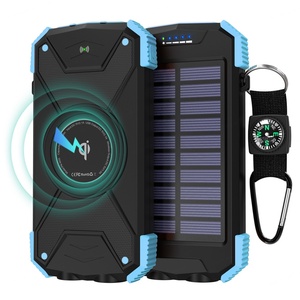 Banco de Energía Solar Impermeable de 10000 mAh, Cargador Solar, Banco de Energía Inalámbrico Portátil de 10000 mAh para Celulares - Product Image 2