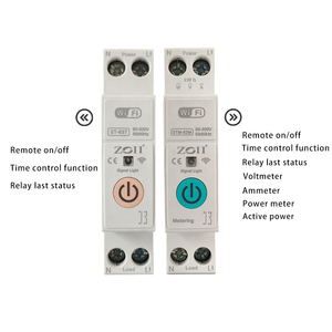 Wifi MCB điện áp hiện tại Bảo vệ 1P + N năng lượng mét kWh giám sát ngắt mạch tuya cuộc sống thông minh ứng dụng điều khiển bằng giọng nói - Product Image 2