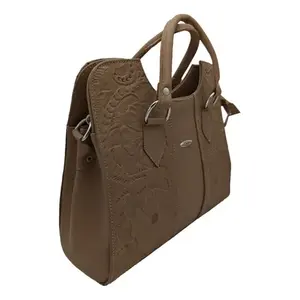 Maletín de Cuero Vacuno Fana Thaliss Color Avellana con Cierre de Cremallera para Uso en Oficina, Maletín para Hombre - Product Image 4