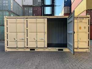 Nuevo contenedor de 20 pies con puertas laterales completamente abiertas, contenedor de envío personalizado en venta desde China. - Product Image 2