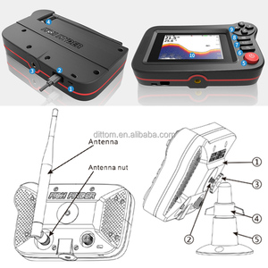 <span class=keywords><strong>Sonar</strong></span> de détection de poissons à 200 m de profondeur XF08 433 MHz, sondeur <span class=keywords><strong>intelligent</strong></span> pour bateau à appâts - Product Image 3