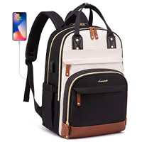 LOVEVOOK Nouveau Sac à Dos Oxford pour Extérieur, Tendance, Simple, Décontracté, Antivol, pour Ordinateur Portable, Étudiant, Femme, Voyage