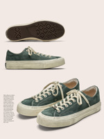 Chaussures de skateboard vulcanisées unisexes personnalisées avec logo, en daim vert, semelle intermédiaire épaisse en bois, légères, antidérapantes, rétro, à lacets