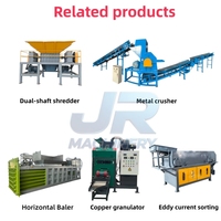 Presse à balles hydraulique verticale semi-automatique Jiurong 8-120T contrôlée par PLC, haute productivité, pour le compactage de papier usagé