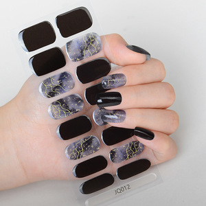16 Puntas Adhesivas de Gel UV de Larga Duración para Uñas, Parches de Gel para Uñas, Tiras de Gel Semicurado que Requieren Lámpara UV - Product Image 5