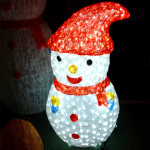 Christmas Led Light 3d Christmas Snowman Lightdecor Ip65 Rated For Outdoor & Indoor Holiday Decorations - Product Image 3