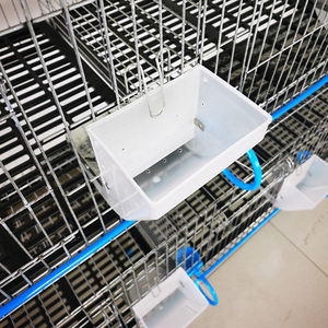 Cage pour animaux 3 couches 12 cellules Cages commerciales galvanisées <span class=keywords><strong>à</strong></span> chaud pour l'élevage de lapins en Côte d'Ivoire - Product Image 3