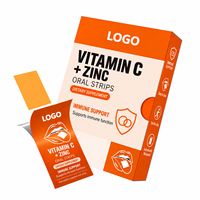 Bandes de film orales à dissolution rapide à la vitamine C et au zinc OEM ODM – Soutien immunitaire et antioxydant – Marque privée