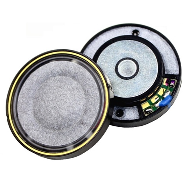 Full Range 32Ohm 40mm Driver Hifi Dynamic Speaker Headphone Parts N52 Neodymium Magnet Nanofiber FreeEdge Diaphragm Metal 5W