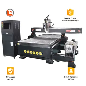 Cnc Router 1325 1530 ATC 3 4 Trục Máy Khắc Gỗ Chế Biến Gỗ Router Giá Tủ Làm Máy Với Bảng Quay Giá