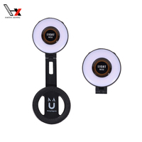 Lampe LED magnétique portable et réglable pour selfie, éclairage d'appoint de poche pour maquillage, YouTube, photographie et studio en extérieur