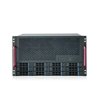 Chassis Server NAS 12-bay JMCD 12S4-1 4U 6U Rak-mount, Laris Terjual, untuk GPU, AI, Rak Internet, Core, Penyimpanan NAS
