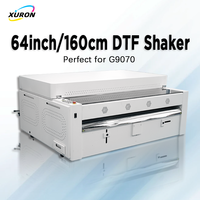Imprimante DTF Xurong Chine, garantie 1 an, 64 pouces/160 cm, avec tête G9070 et agitateur de poudre DTF