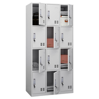 Armoire en acier de petite taille, casier métallique, armoire de rangement pour chambre compacte, chambre de location