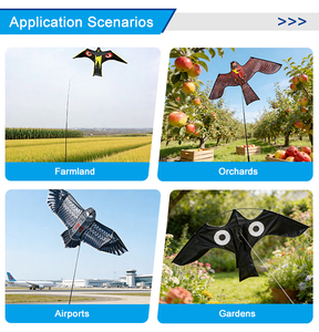 <span class=keywords><strong>Cerf</strong></span>-<span class=keywords><strong>volant</strong></span> effaroucheur d'<span class=keywords><strong>oiseaux</strong></span> en forme de faucon/aigle simulé, répulsif <span class=keywords><strong>pour</strong></span> <span class=keywords><strong>oiseaux</strong></span>, dissuasif <span class=keywords><strong>pour</strong></span> <span class=keywords><strong>les</strong></span> volailles, protection des cultures, anti-pigeons - Product Image 5