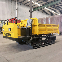 750 kg 800 kg 1000 kg Diesel-Hydraulik-Raupen-Kleinst-Dumper Selbstladender Mini-Raupendumper