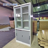 Armoire de classement métallique à portes coulissantes pour écoles, bibliothèques, bureaux, archives et stockage de documents – Fabrication chinoise