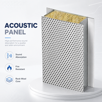 Panneaux acoustiques en laine de roche métallique, ignifuges, imperméables, écologiques, coefficient de réduction du bruit élevé 0,8, design moderne pour studio