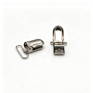 Metal Duckbill Clips Adjustable Suspender <b>Strap</b> <b>Buckles</b> Pantyhose Clips Hardware Accessories For Bags And Clothing - Product Image 1