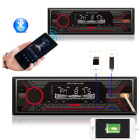 Autoradio 12V 720 à corps court/long 7388, grande puissance IC ISO, simple DIN, lecteur MP3, Bluetooth, FM, SD, double USB, AUX, stéréo de voiture