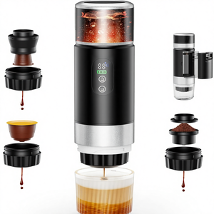 <span class=keywords><strong>Macchina</strong></span> per Caffè Espresso Elettrica Automatica Portatile 3-in-1 USB per Campeggio Camper Escursionismo - Compatibile <span class=keywords><strong>con</strong></span> Caffè Macinato e <span class=keywords><strong>Capsule</strong></span> - Product Image 6