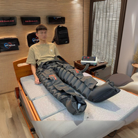 Système de récupération professionnel avec pompe à air pour lymphœdème, amélioration de la circulation sanguine, ensemble de bandages pour la taille et le corps, massage relaxant pour la récupération musculaire sportive