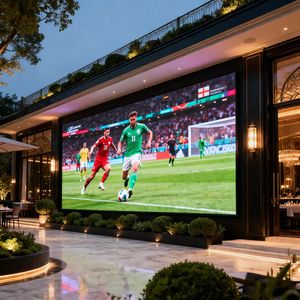 Écran LED de 500 pouces pour cinéma en <span class=keywords><strong>plein</strong></span> <span class=keywords><strong>air</strong></span>, hôtel, village de vacances, manoir, jeux, sports, matchs, mur vidéo - Product Image 1