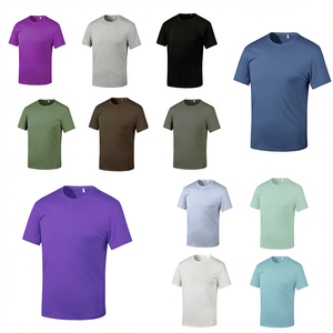 T-shirt haut de gamme pour homme 100% coton, manches courtes, col rond, streetwear, logo personnalisé, vente en gros - Product Image 1