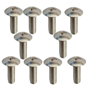 Vis de fixation pour bateau en acier inoxydable, tête croisée 5x16mm, pour réparation et remplacement, matériel marin - Product Image 1