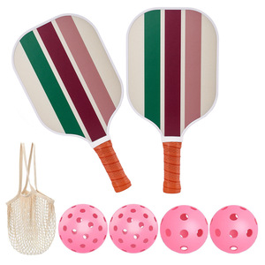 Juego de Palas de Pickleball con Bolsa de Malla, 12 Piezas, Raquetas Portátiles para Playa y Exteriores, Diseño Moderno - Product Image 5