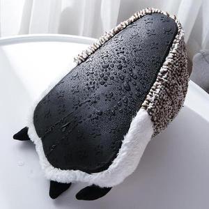 Pantoufles <span class=keywords><strong>d</strong></span>'intérieur personnalisées avec logo, motif <span class=keywords><strong>patte</strong></span> <span class=keywords><strong>d</strong></span>'<span class=keywords><strong>ours</strong></span> mignon, pour couple, semelle imperméable, douces et chaudes, pour hommes et femmes - Product Image 4