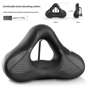 Sillín de Bicicleta de Poliuretano con Absorción de Impactos, Transpirable y de Alta Elasticidad <span class=keywords><strong>para</strong></span> Bicicletas de Montaña y Carretera Ligeras, Superventas - Product Image 4